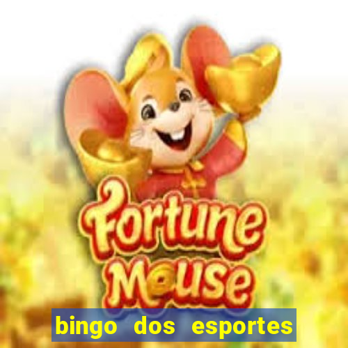 bingo dos esportes para imprimir